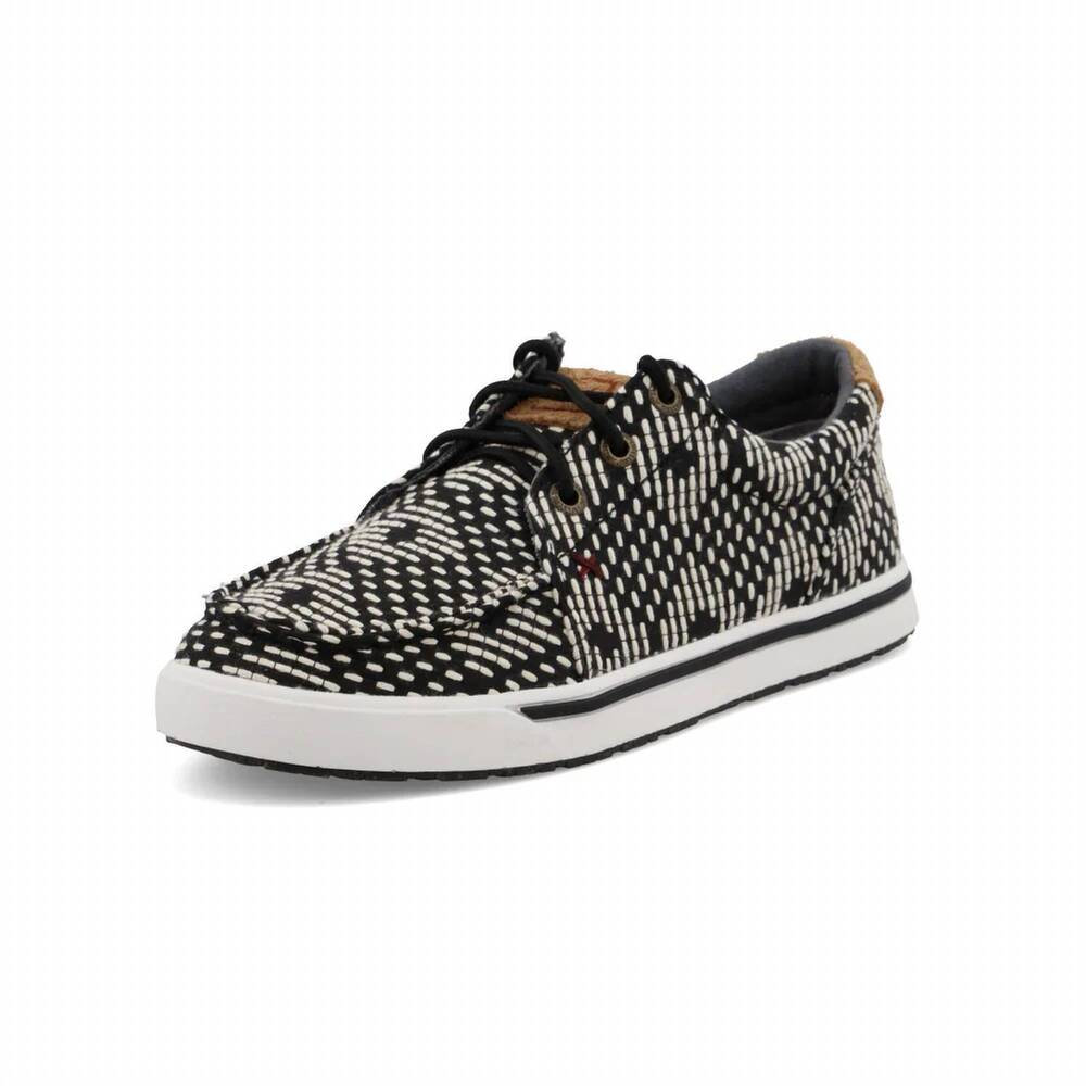 NEW TWISTED X kid's kicks sneaker in black & white